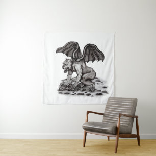 Golem Gargoyle Tapestry