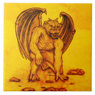 Golem Gargoyle Tile