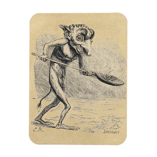 Golem Stirs the Caldron Magnet (Vertical)