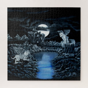 Golem vs Dolem District Fight Jigsaw Puzzle