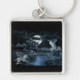 Golem vs Dolem District Fight Keychain