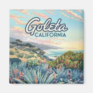 Goleta California Santa Barbara Isla Vista Vintage Magnet