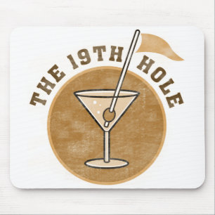 Golf 19th Hole T-shirts and Gifts Mouse Pad
