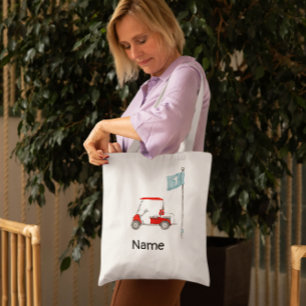 Golf 1st birthday golf party tote bag