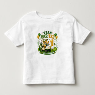 Golf 1st Birthday party Toddler T-shirt