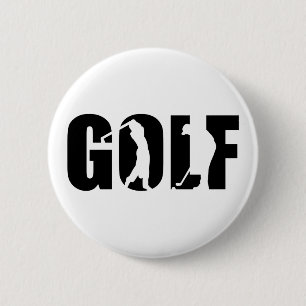 Golf 2 Inch Round Button