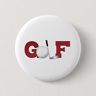Golf 2 Inch Round Button