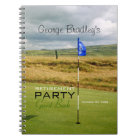 Golf 2 Personalized Retirement Party Guest Book