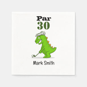 Golf 30th Birthday Par tee thirty party   Napkin