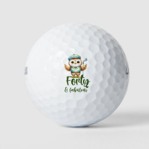 Golf  40th birthday party golfer birthday golf balls