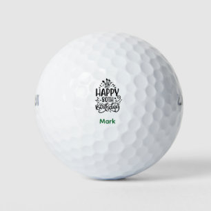 Golf 80th  Birthday  Balls