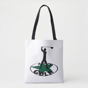 Golf - a wonderful game  card tote bag