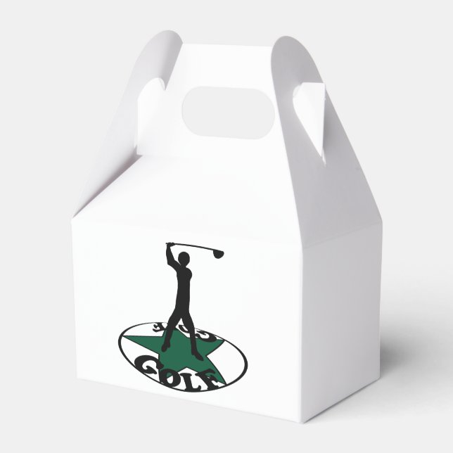 Golf - a wonderful game  favor box (Front Side)