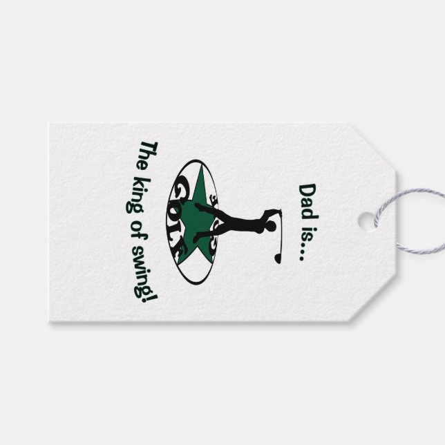 Golf - a wonderful game   gift tags (Front (Horizontal))