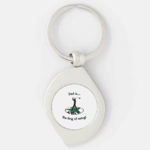 Golf - a wonderful game keychain