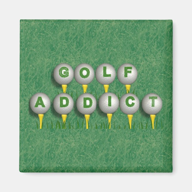 Golf Addict Magnet (Front)