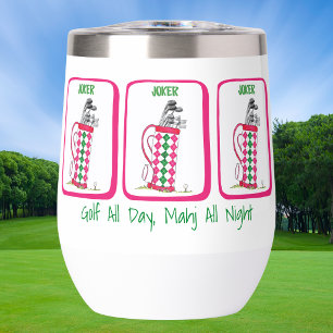 Golf All Day, Mahj All Night Personalized Mahjong