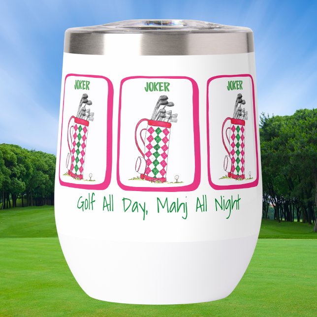 Golf All Day, Mahj All Night Personalized Mahjong (Creator Uploaded)