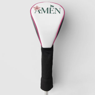 Golf Amen Pink Golf Tournament Birthday Party Girl Head Cover
