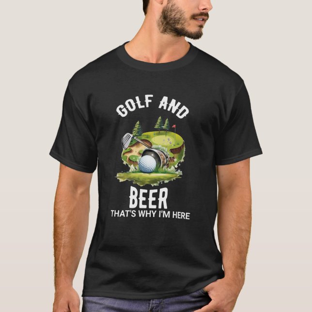Golf and Beer T-Shirt (Front)