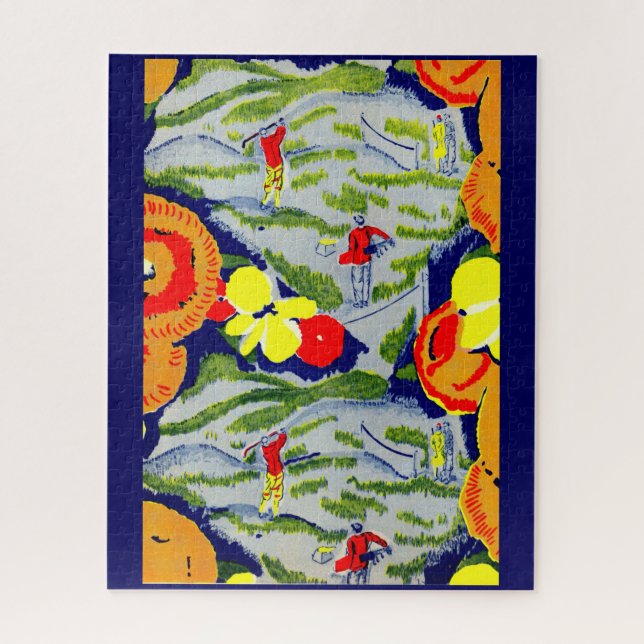 golf and flowers jigsaw puzzle (Vertical)
