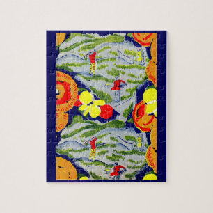 golf and flowers jigsaw puzzle