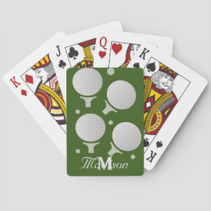 Golf and Tee Father's Day Gift Playing Cards