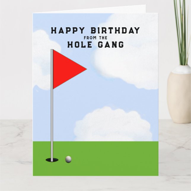 Golf Anniversaire de toute la carte (Devant)