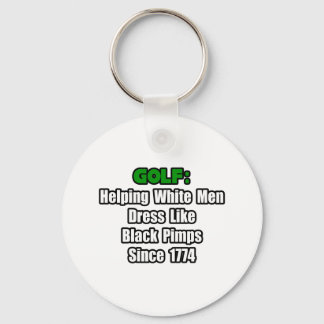 Golf Attire Humour Keychain