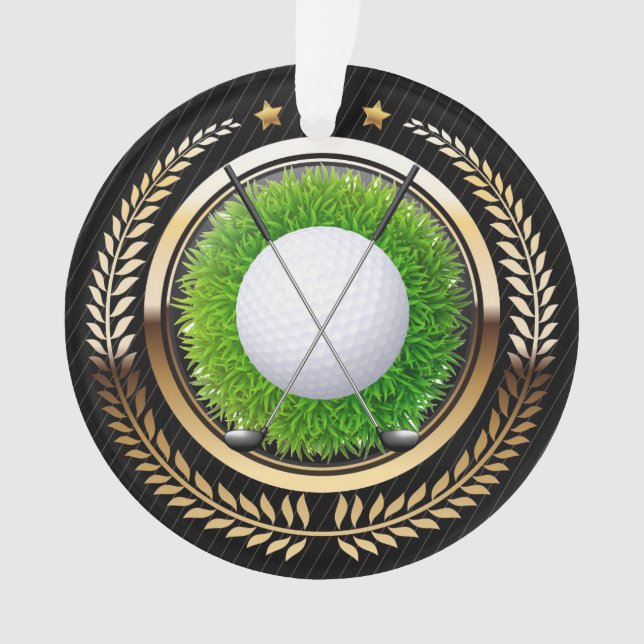 Golf Award, Gift, Ornament (Front)