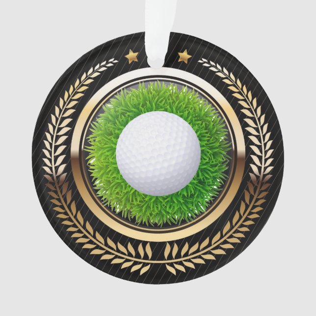 Golf Award, Gift, Ornament (Front)