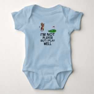 Golf baby boy bodysuit