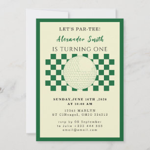 Golf Baby Shower Invitation