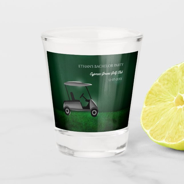 Golf Bachelor Party - Golf party - Golfers Shot Glass (Front)