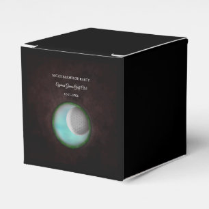 Golf Bachelor Party Golfing trip Classic Golf Ball Favor Box