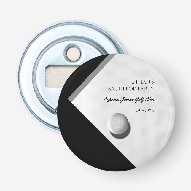 Golf Bachelor Party - Golfing trip Classic Stylish Bottle Opener (Front)