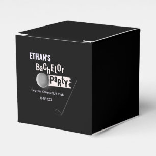 Golf Bachelor Party - Golfing trip Classic Stylish Favor Box