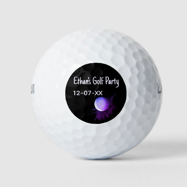 Golf Bachelor Party - Golfing trip Classic Stylish Golf Balls (Front)