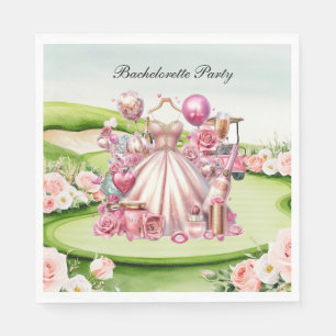 Golf Bachelorette Party for Golfer Napkin