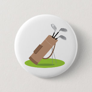 Golf Bag 2 Inch Round Button