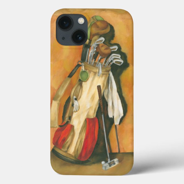 Golf Bag with Glove by Jennifer Goldberger Case-Mate iPhone Case (Back)