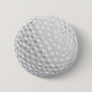 golf_Ball2 WHITE GOLF BALL SPORTS GRAPHICS VECTOR 2 Inch Round Button