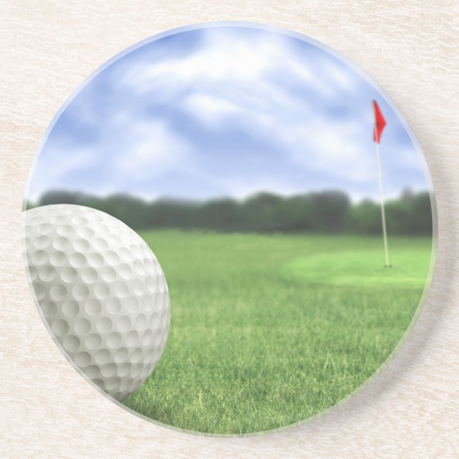 Golf Ball 4 Coaster (Front)