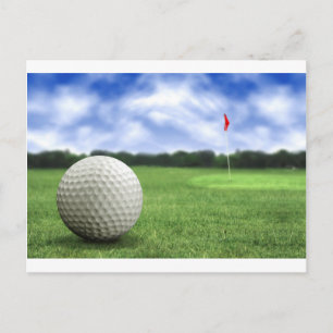 Golf Ball 4 Postcard