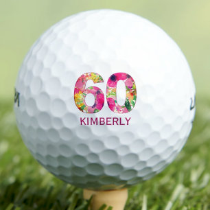 Golf ball 60 years custom golf ball 60th birthday