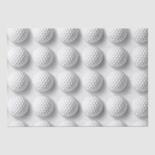 Golf ball all over tissue paper
