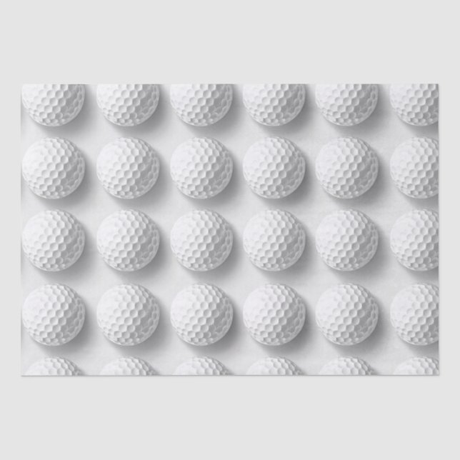 Golf ball all over tissue paper (Front)