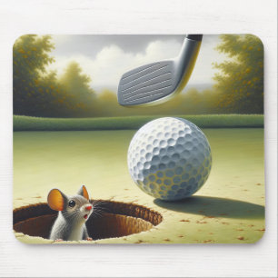Golf Ball And Mouse Pad