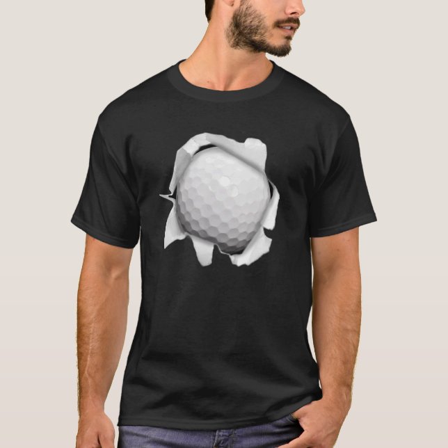Golf Ball And Wallpaper  Golfer Golfing Men Boys G T-Shirt (Front)