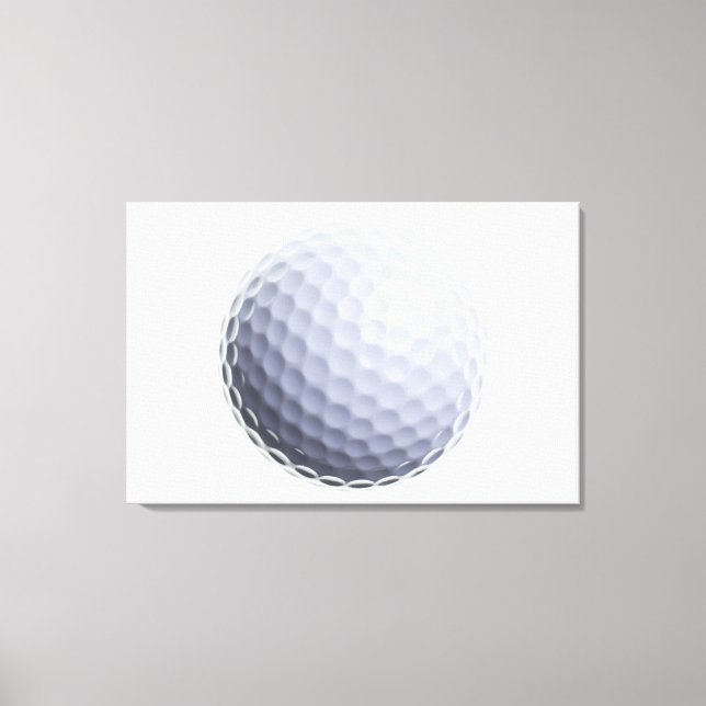 Golf Ball Background Customized Template Canvas Print (Front)